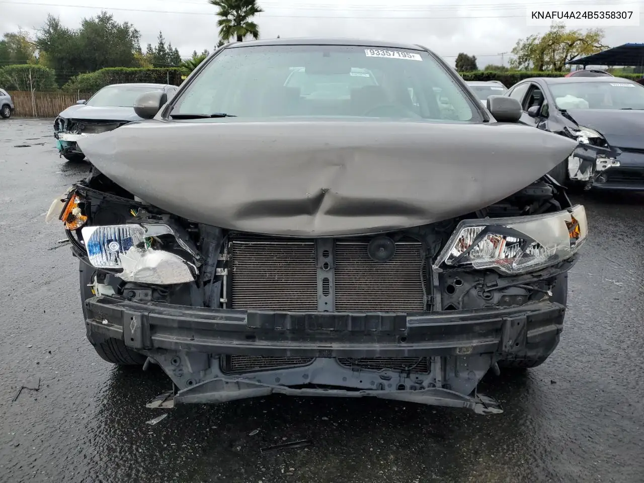 KNAFU4A24B5358307 2011 Kia Forte Ex
