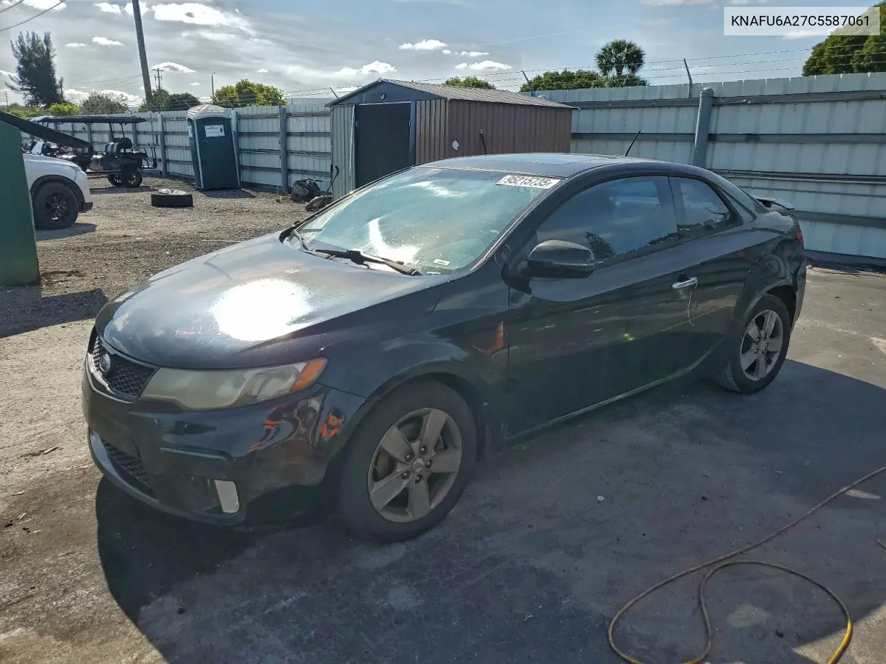 KNAFU6A27C5587061 2012 Kia Forte Ex