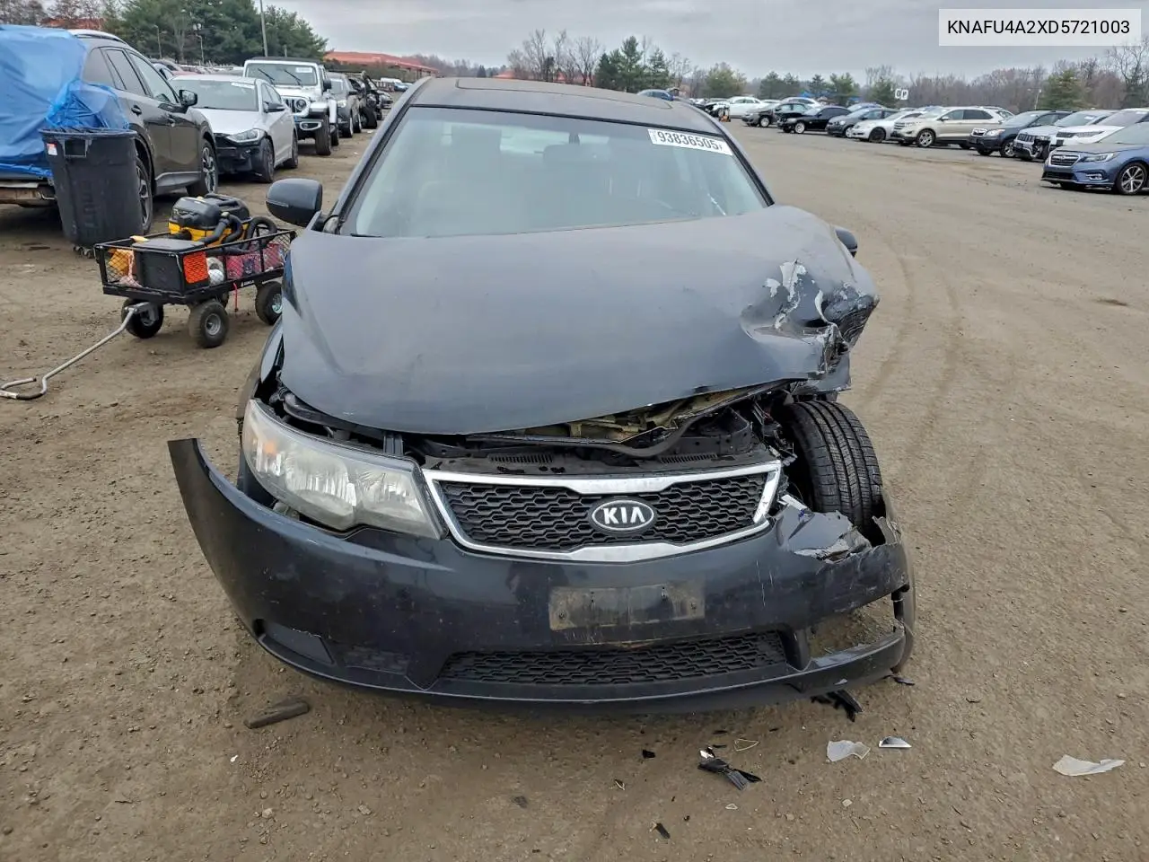 KNAFU4A2XD5721003 2013 Kia Forte Ex