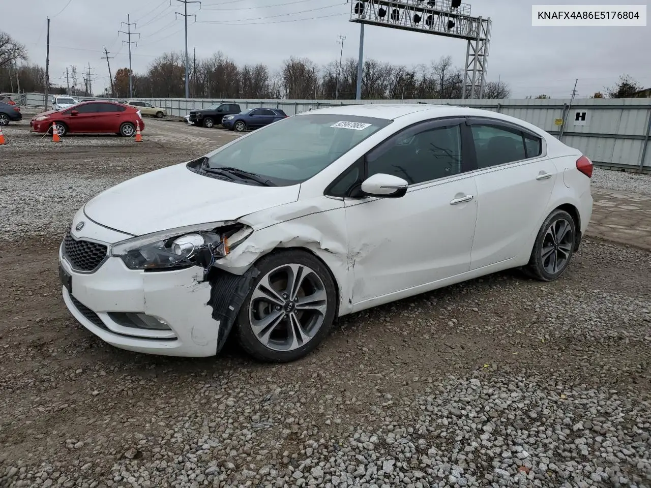 KNAFX4A86E5176804 2014 Kia Forte Ex