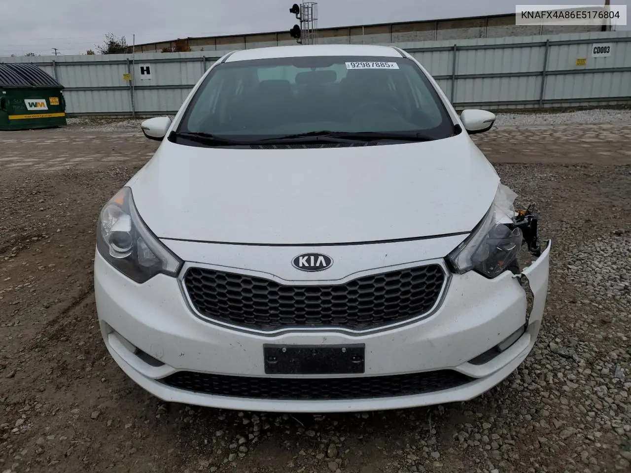 KNAFX4A86E5176804 2014 Kia Forte Ex