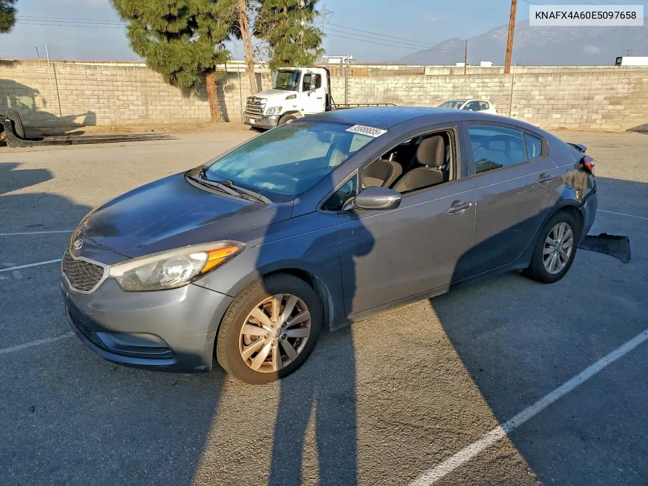 KNAFX4A60E5097658 2014 Kia Forte Lx