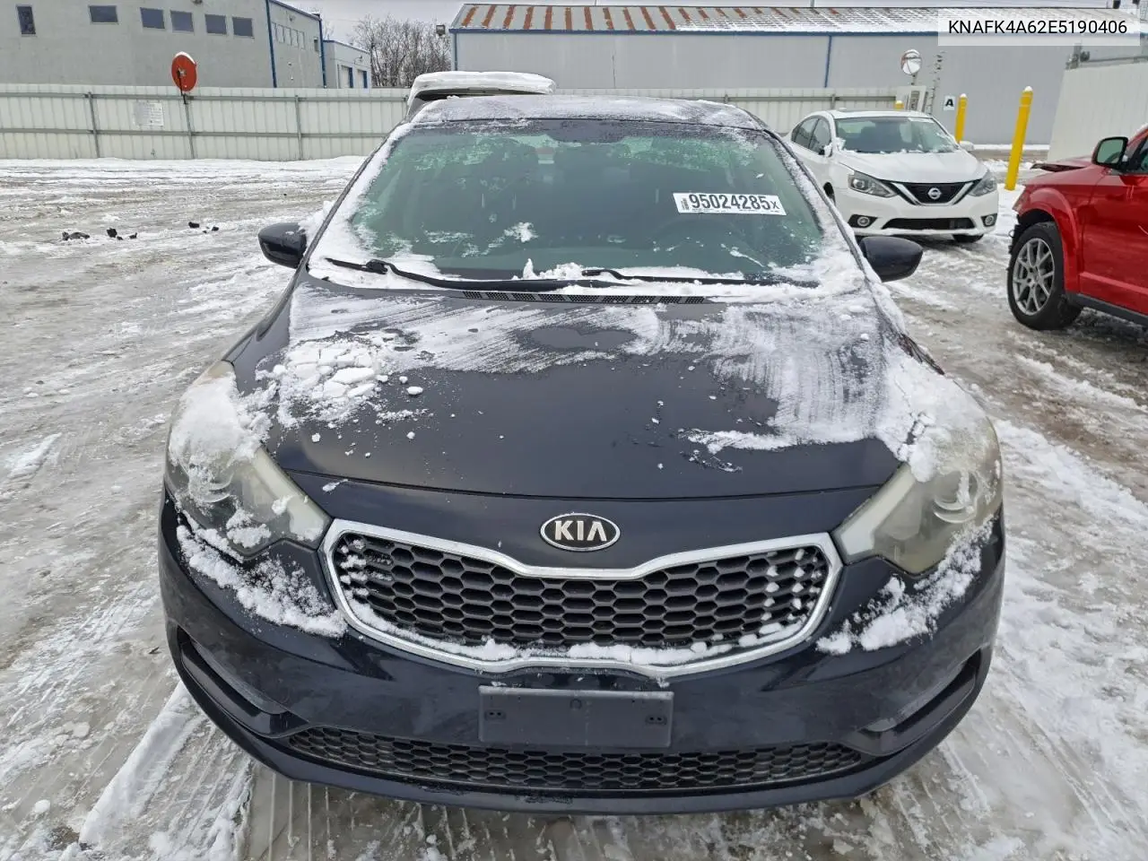KNAFK4A62E5190406 2014 Kia Forte Lx