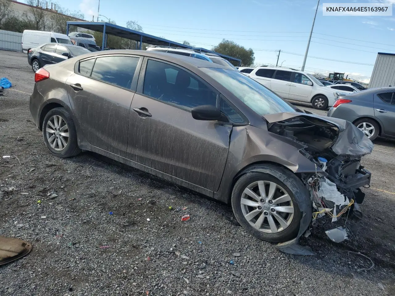 KNAFX4A64E5163967 2014 Kia Forte Lx