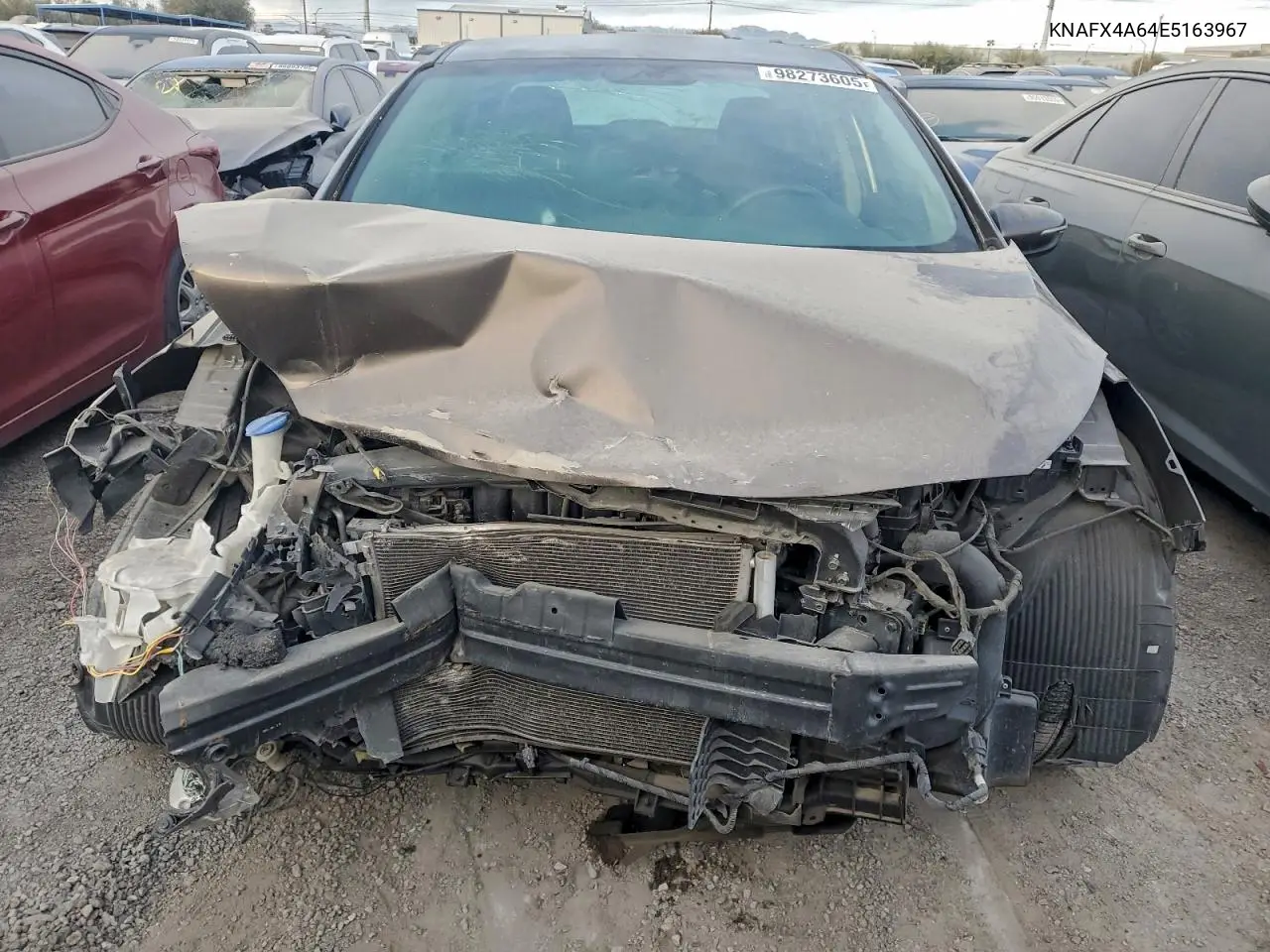 KNAFX4A64E5163967 2014 Kia Forte Lx