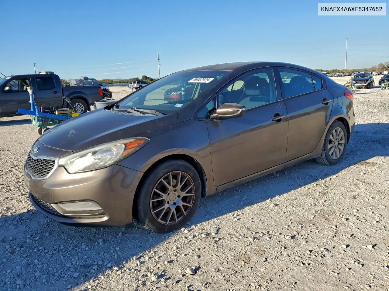 KNAFX4A6XF5347652 2015 Kia Forte Lx