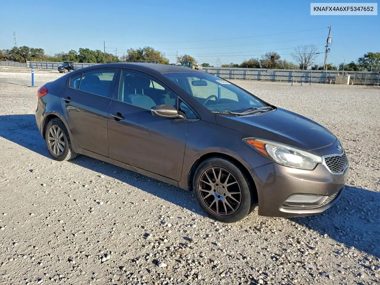 KNAFX4A6XF5347652 2015 Kia Forte Lx
