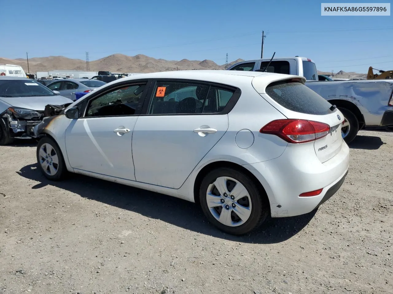 2016 Kia Forte Lx VIN: KNAFK5A86G5597896 Lot: 61153474