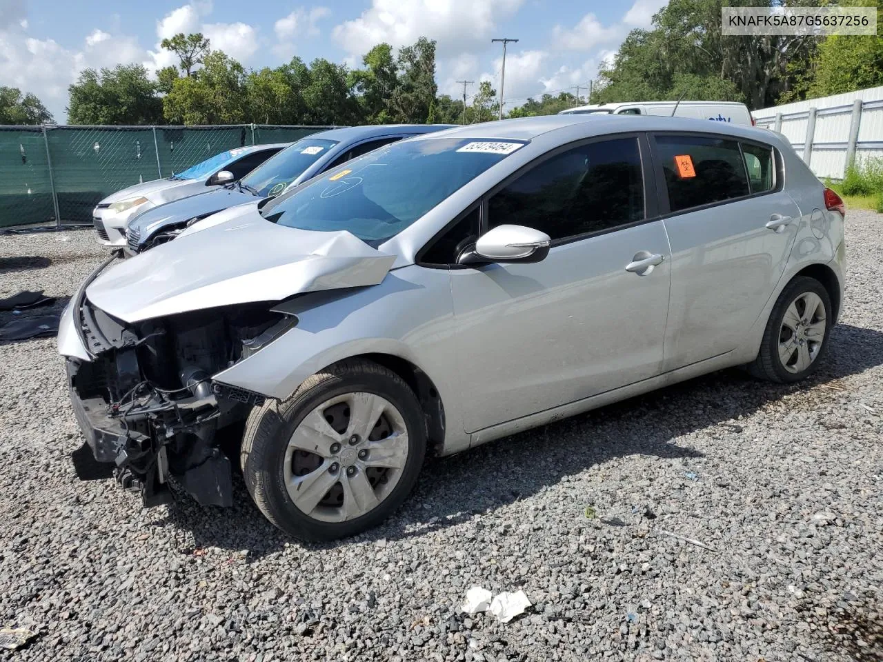 2016 Kia Forte Lx VIN: KNAFK5A87G5637256 Lot: 63479464