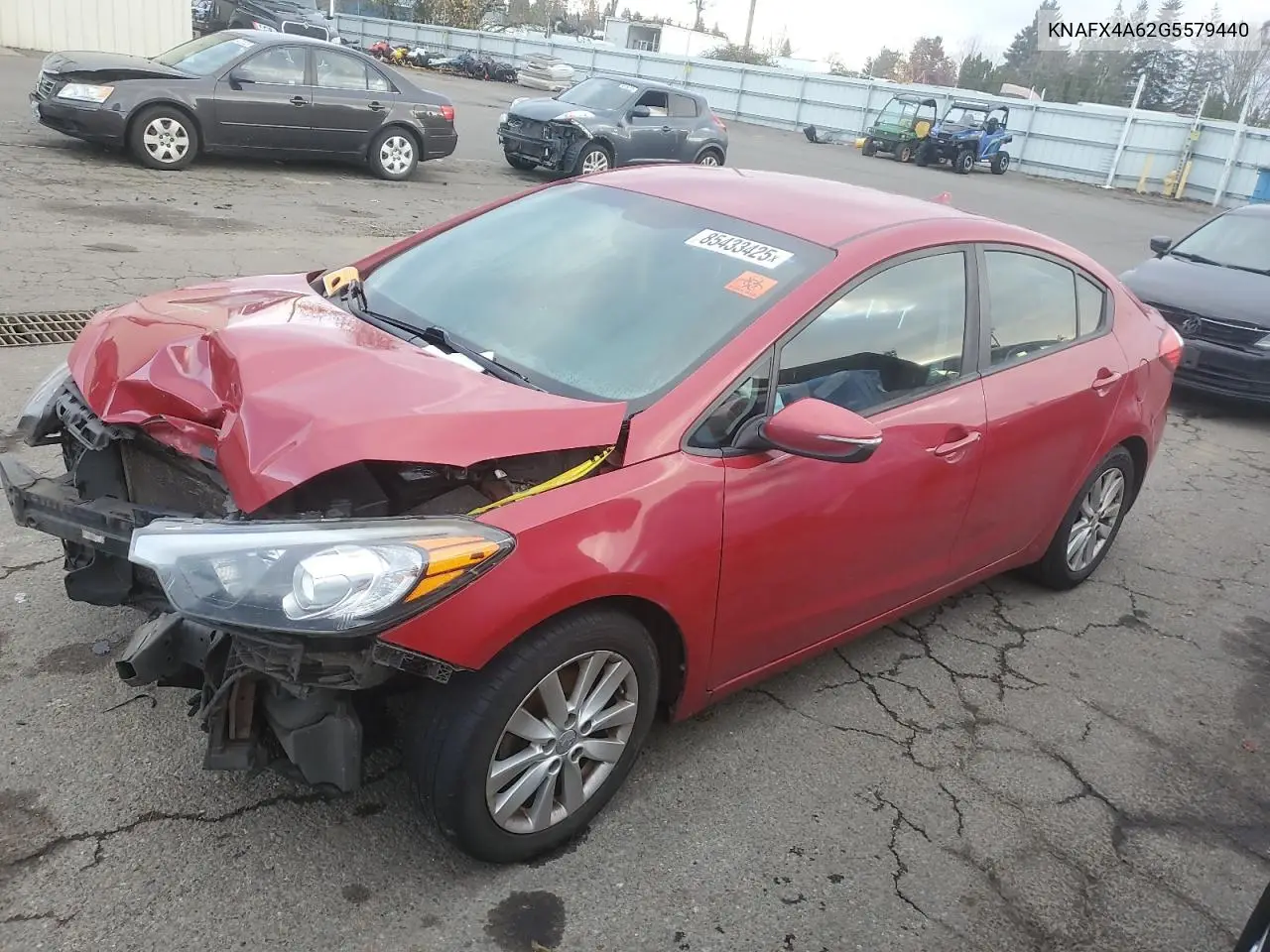 KNAFX4A62G5579440 2016 Kia Forte Lx