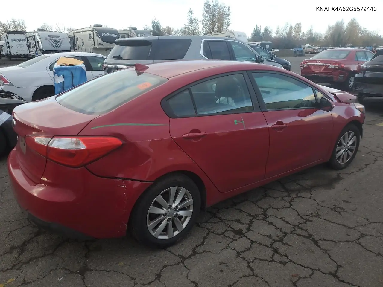 KNAFX4A62G5579440 2016 Kia Forte Lx
