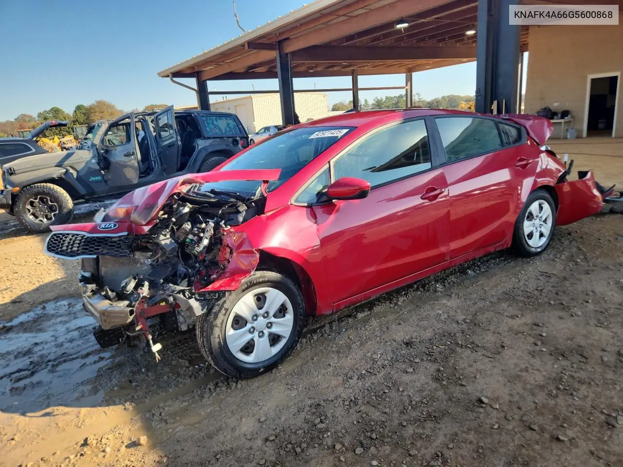 KNAFK4A66G5600868 2016 Kia Forte Lx