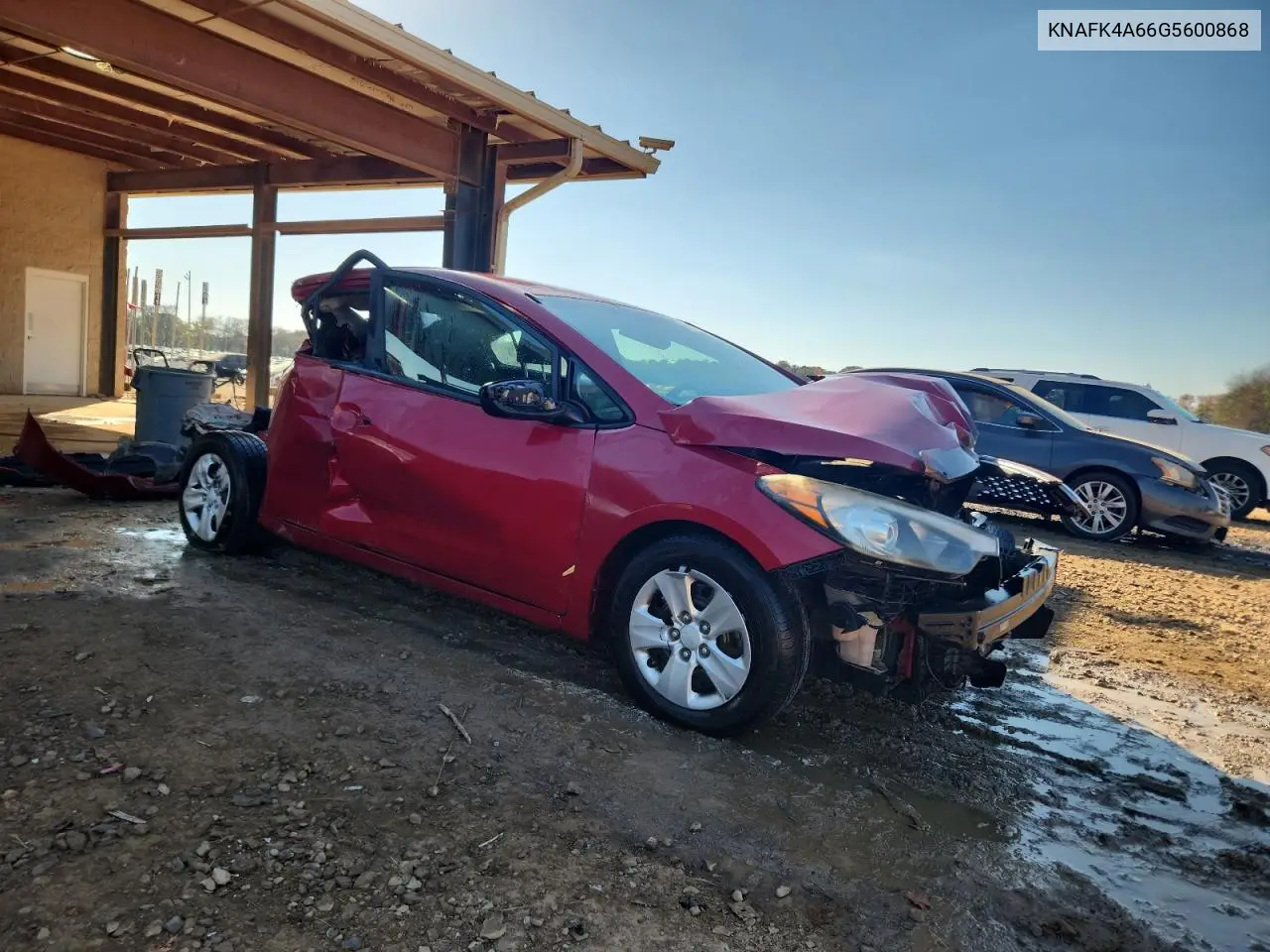 KNAFK4A66G5600868 2016 Kia Forte Lx