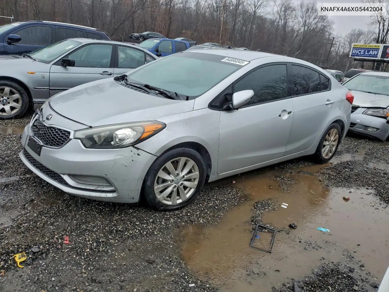 KNAFX4A6XG5442004 2016 Kia Forte Lx
