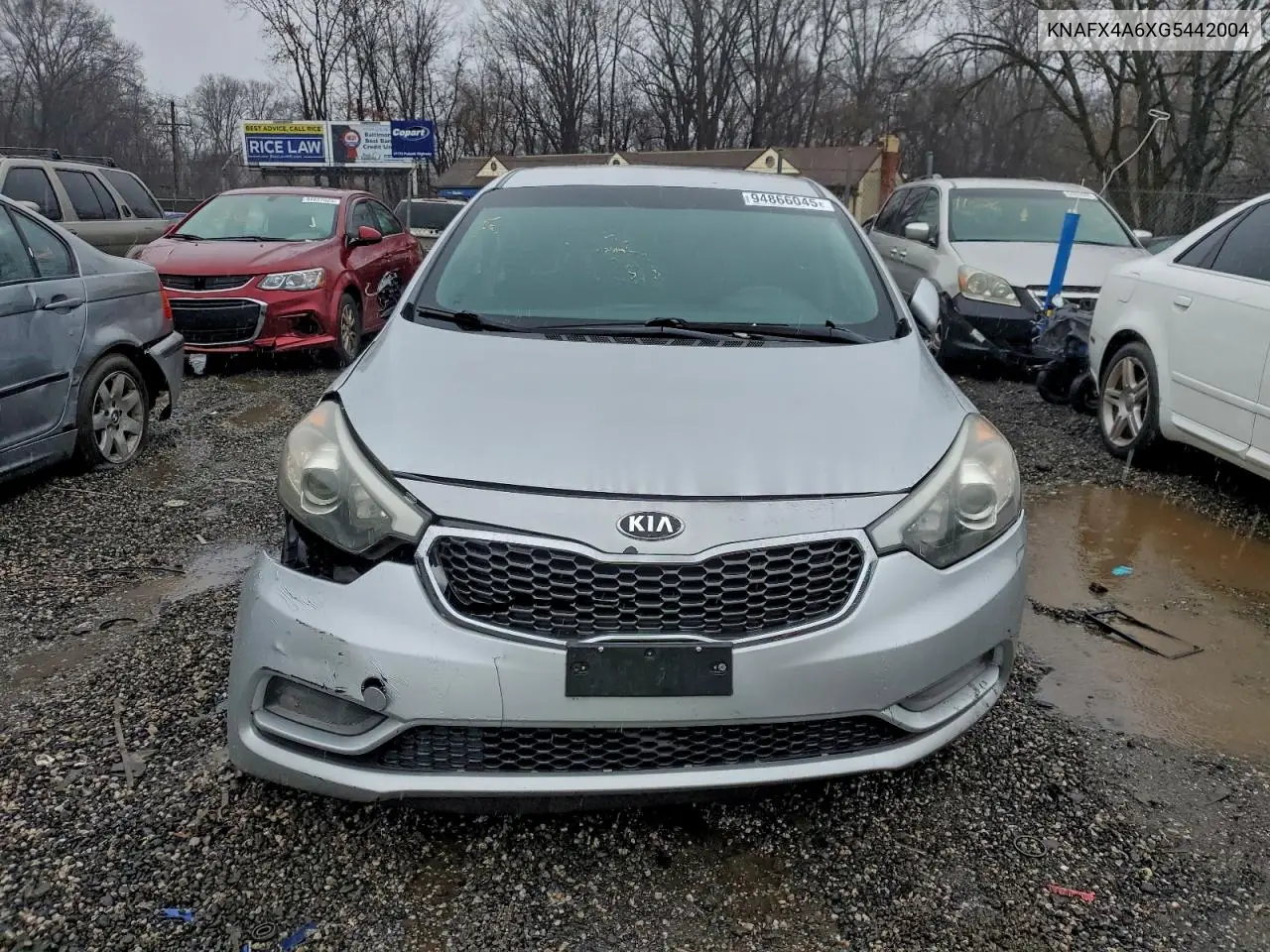 KNAFX4A6XG5442004 2016 Kia Forte Lx