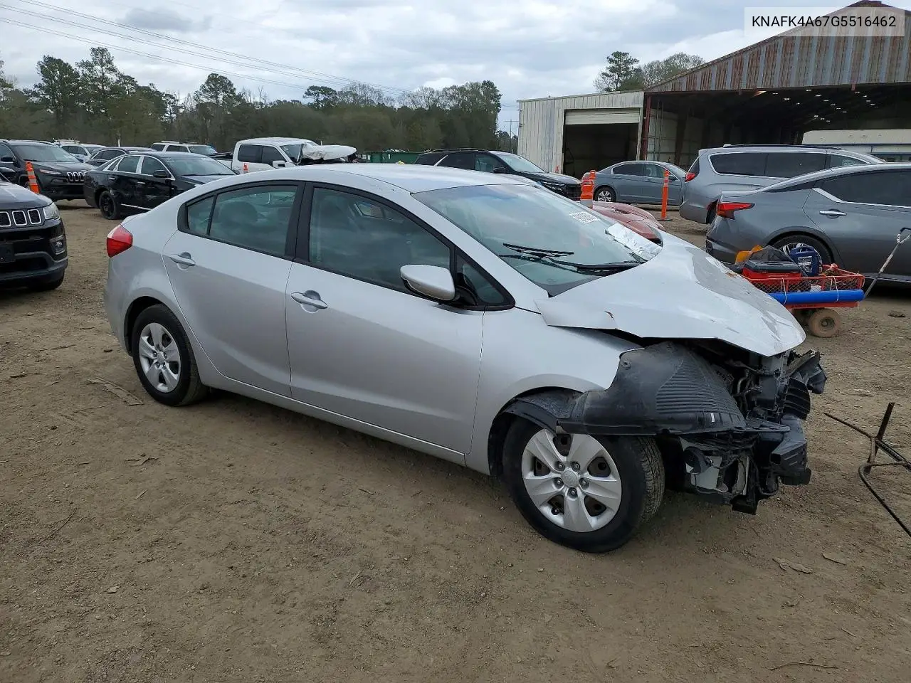 KNAFK4A67G5516462 2016 Kia Forte Lx