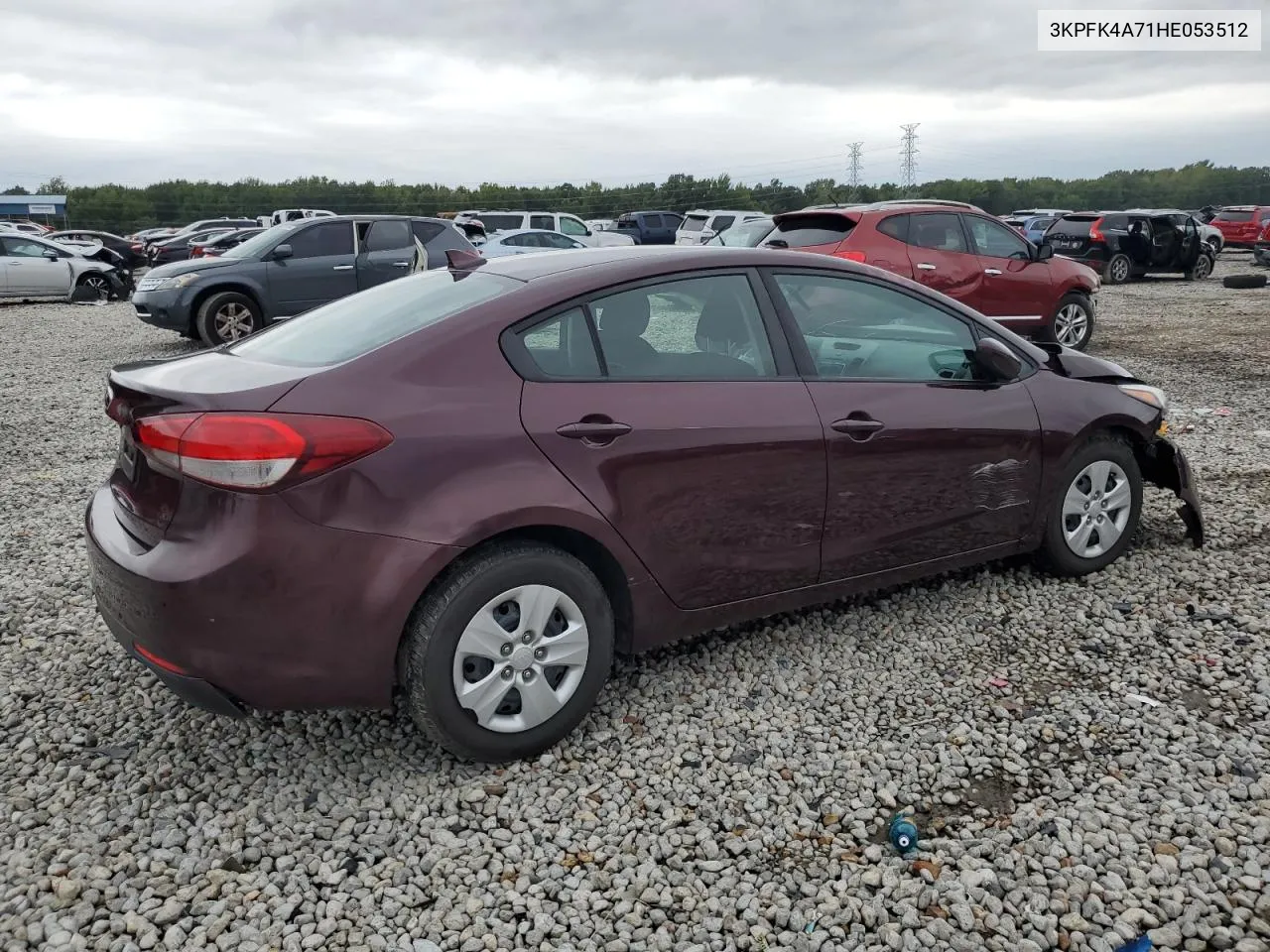 2017 Kia Forte Lx VIN: 3KPFK4A71HE053512 Lot: 71188214