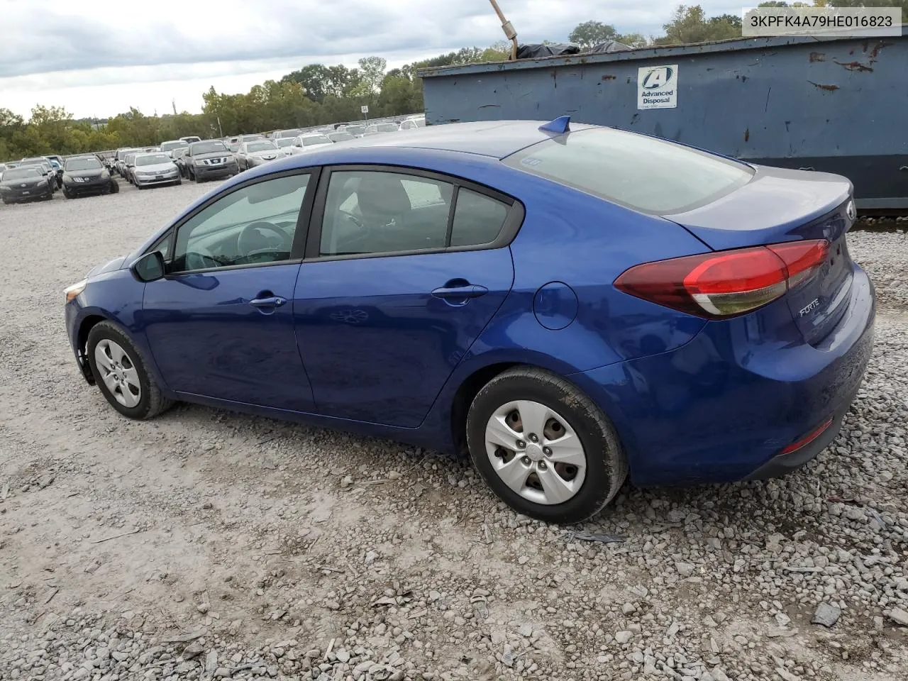 2017 Kia Forte Lx VIN: 3KPFK4A79HE016823 Lot: 72845424