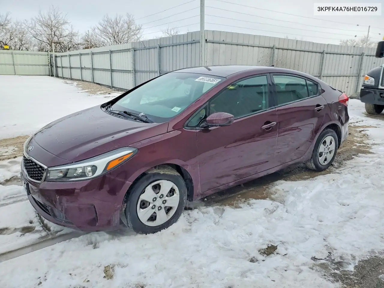 3KPFK4A76HE016729 2017 Kia Forte Lx