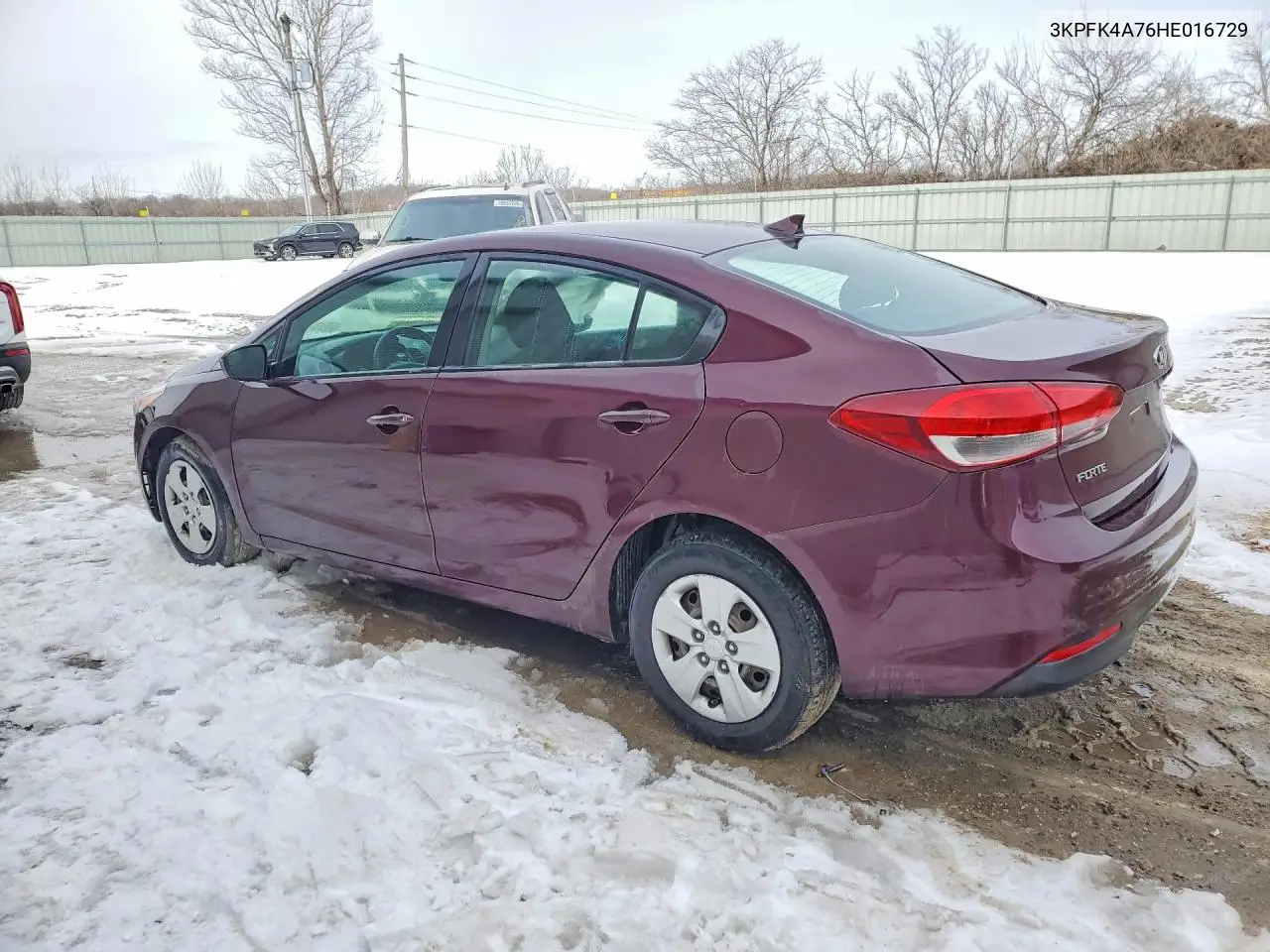 3KPFK4A76HE016729 2017 Kia Forte Lx