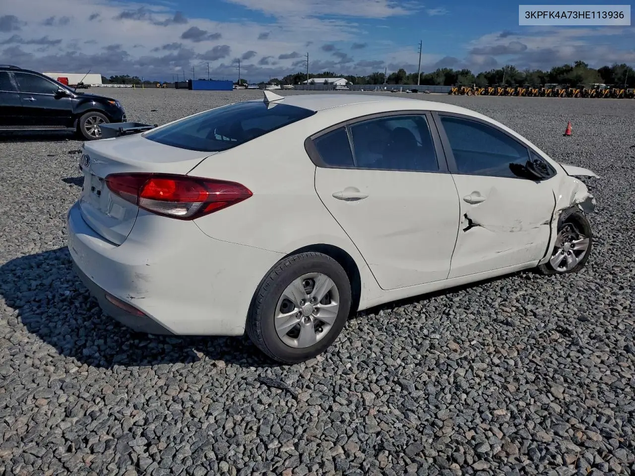 3KPFK4A73HE113936 2017 Kia Forte Lx