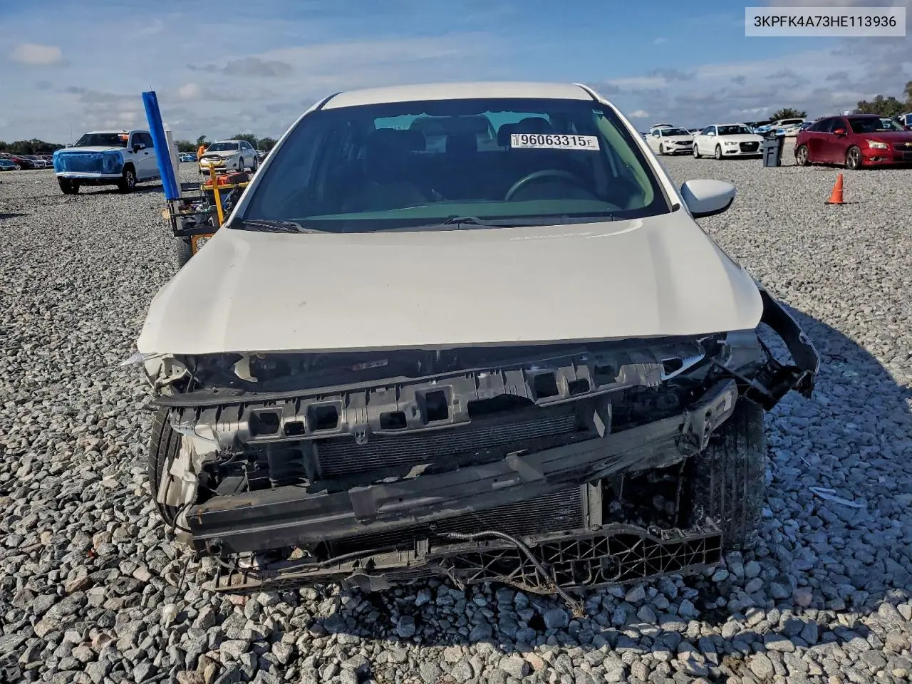 3KPFK4A73HE113936 2017 Kia Forte Lx