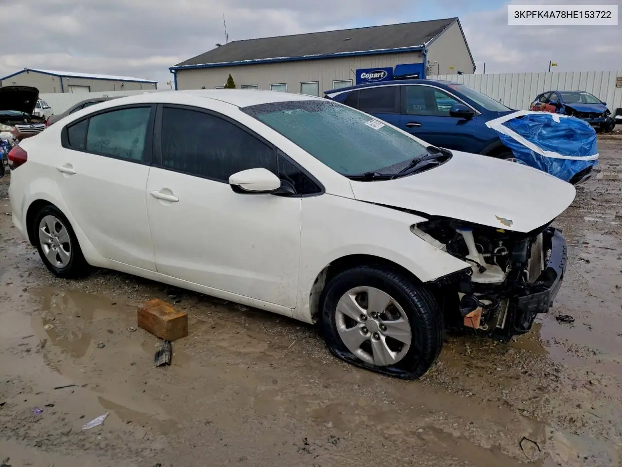 3KPFK4A78HE153722 2017 Kia Forte Lx