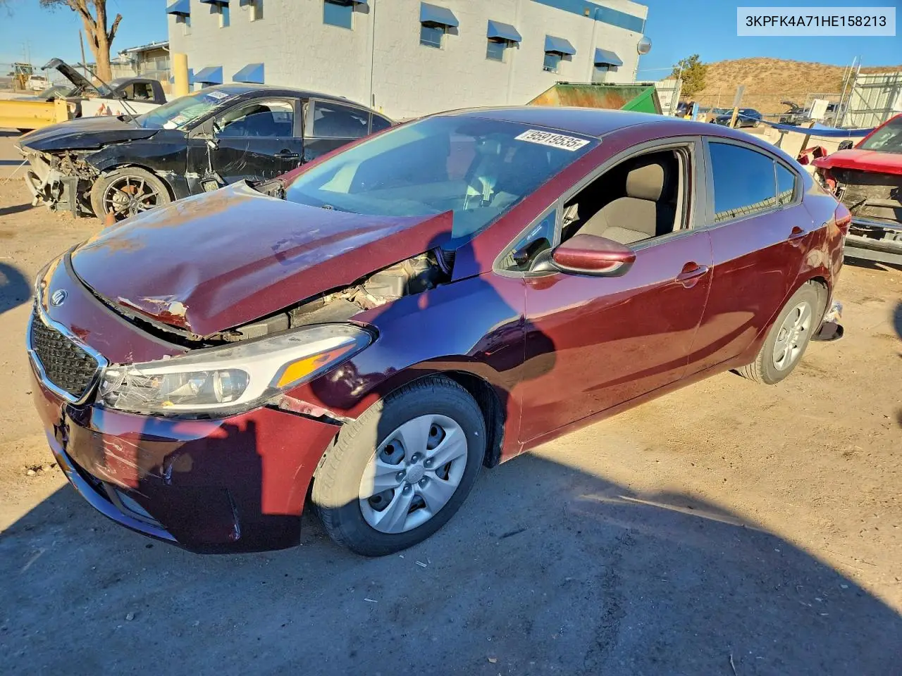 3KPFK4A71HE158213 2017 Kia Forte Lx