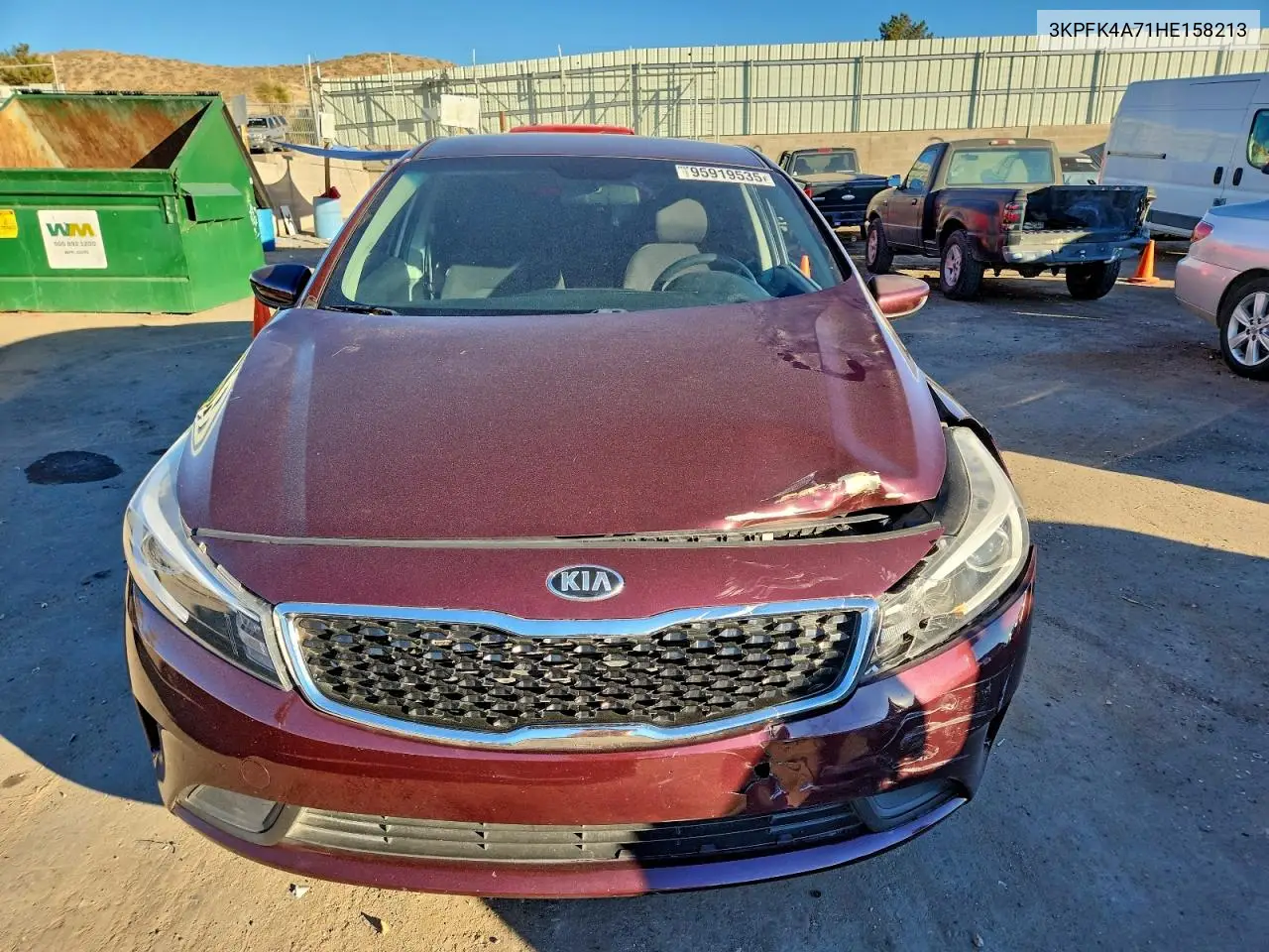 3KPFK4A71HE158213 2017 Kia Forte Lx
