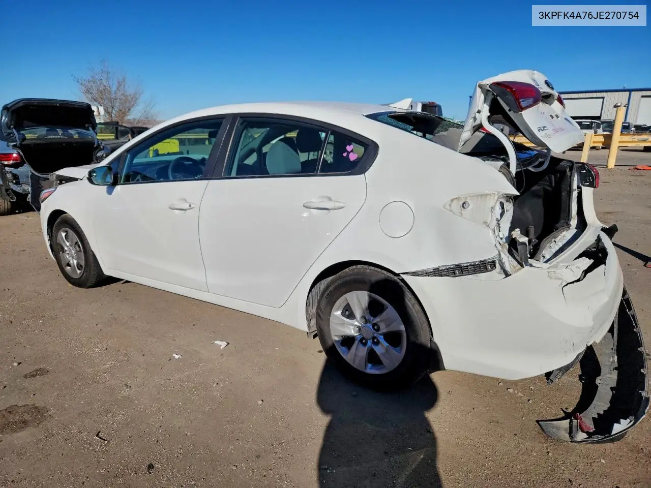 3KPFK4A76JE270754 2018 Kia Forte Lx