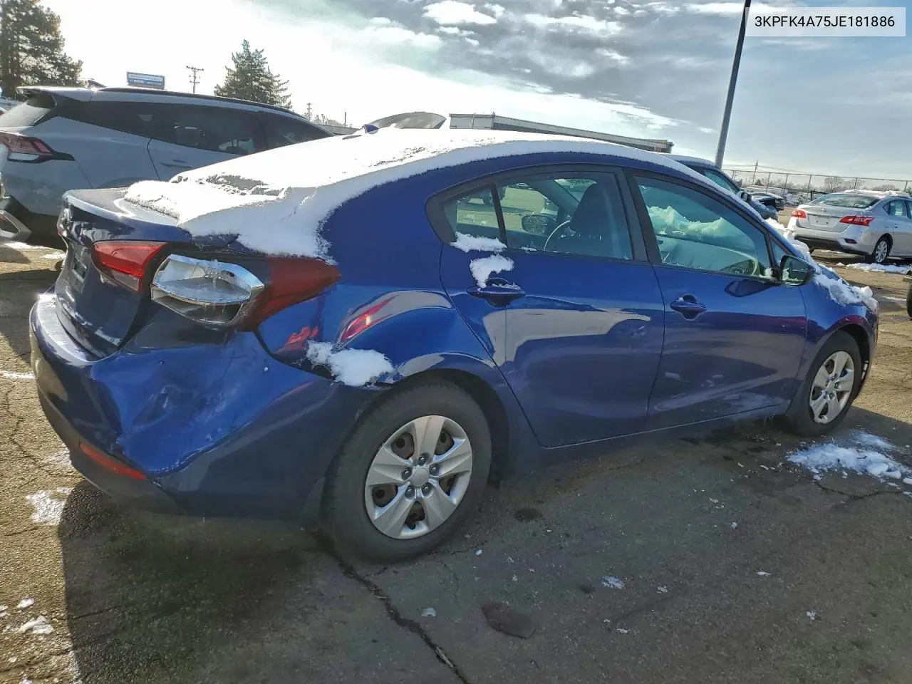 3KPFK4A75JE181886 2018 Kia Forte Lx