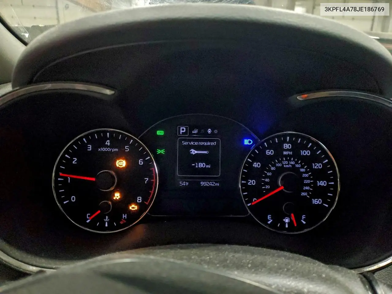3KPFL4A78JE186769 2018 Kia Forte Lx
