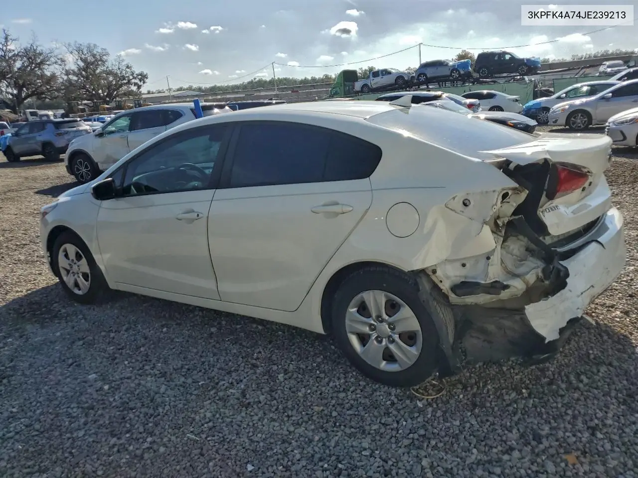 3KPFK4A74JE239213 2018 Kia Forte Lx