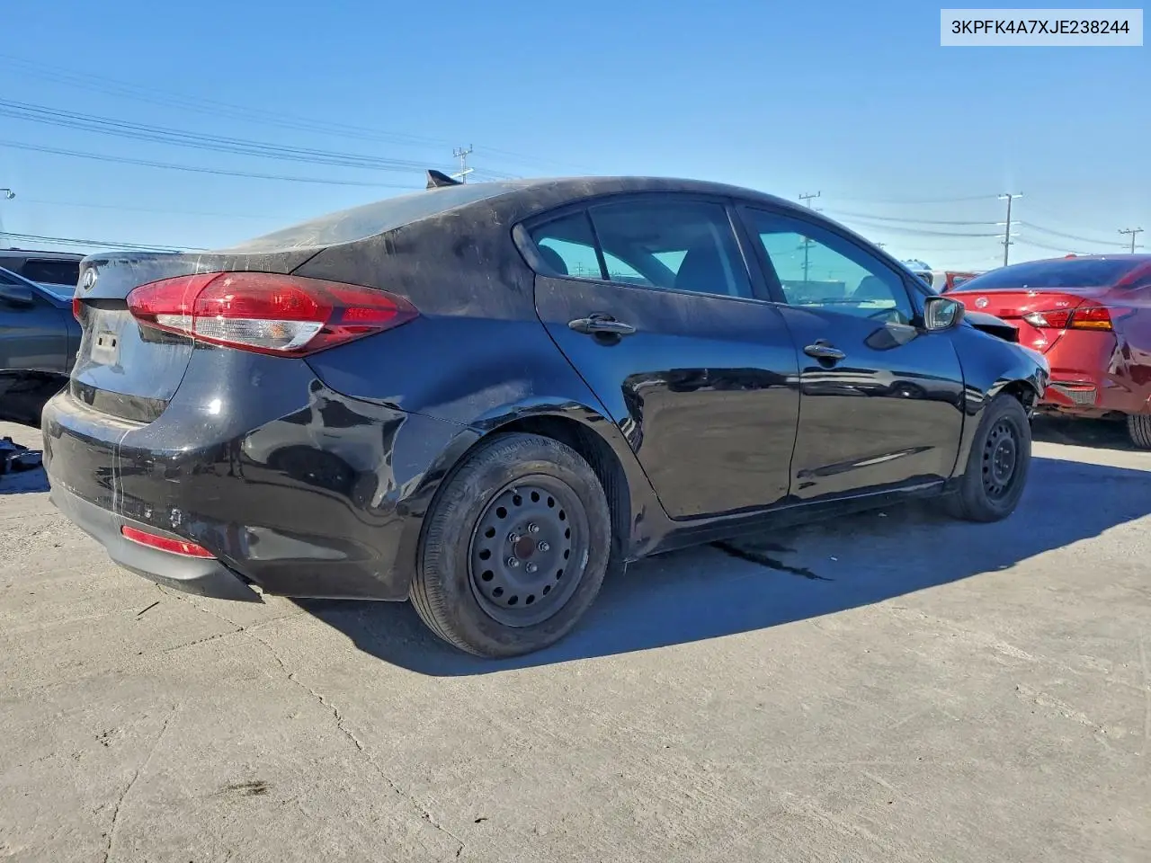 3KPFK4A7XJE238244 2018 Kia Forte Lx
