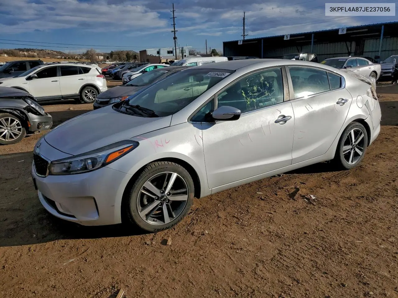 3KPFL4A87JE237056 2018 Kia Forte Ex