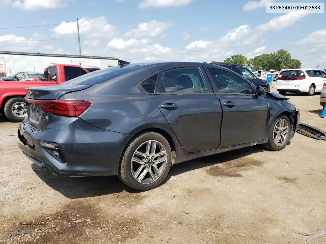 2019 Kia Forte Gt Line VIN: 3KPF34AD7KE023683 Lot: 66294694