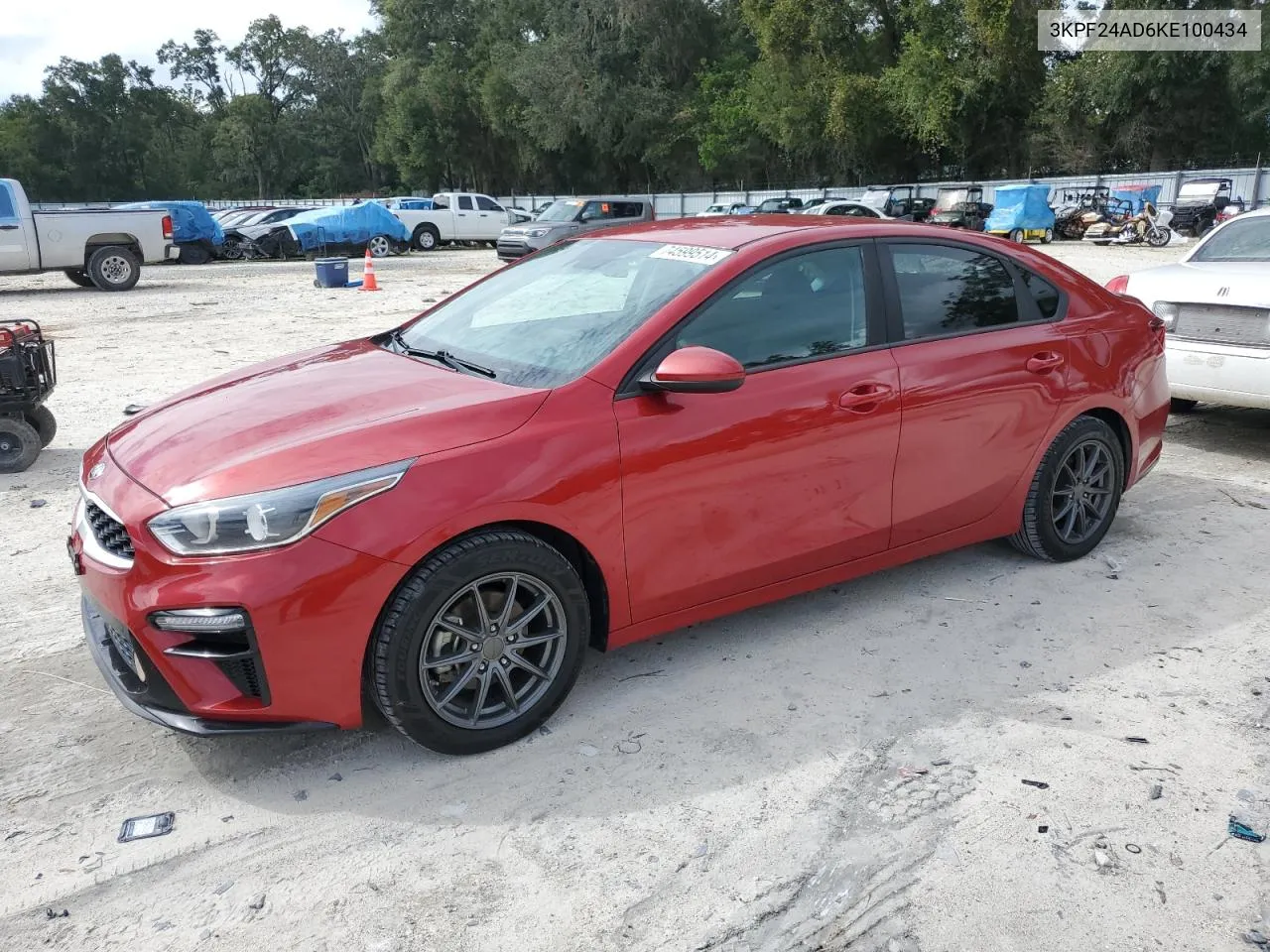 3KPF24AD6KE100434 2019 Kia Forte Fe