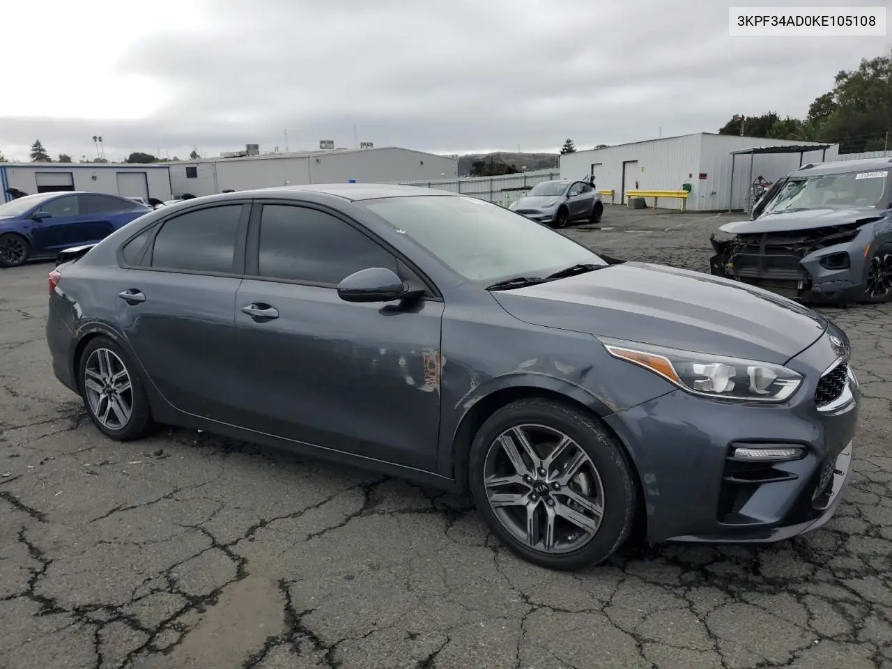 3KPF34AD0KE105108 2019 Kia Forte Gt Line