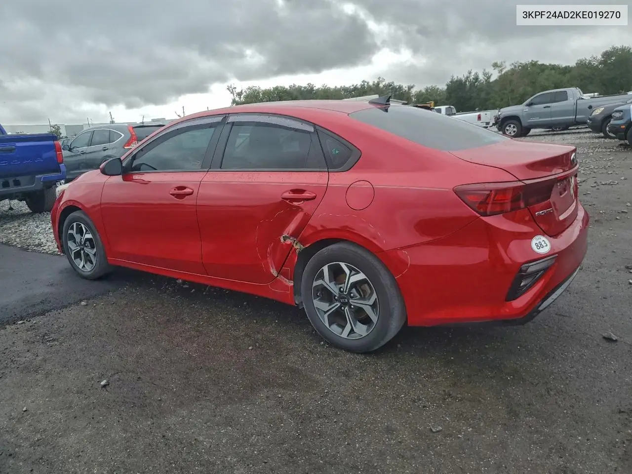 3KPF24AD2KE019270 2019 Kia Forte Fe