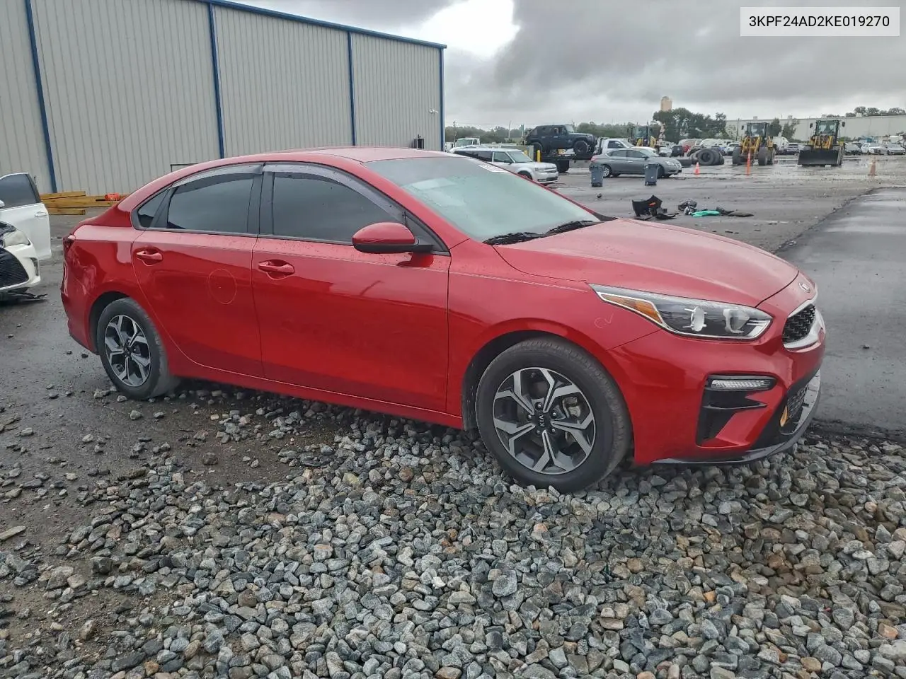 3KPF24AD2KE019270 2019 Kia Forte Fe