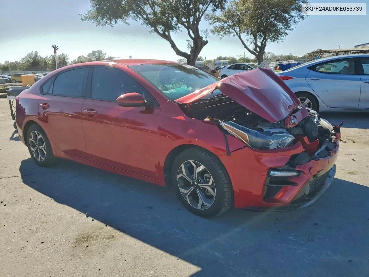 3KPF24AD0KE053739 2019 Kia Forte Fe