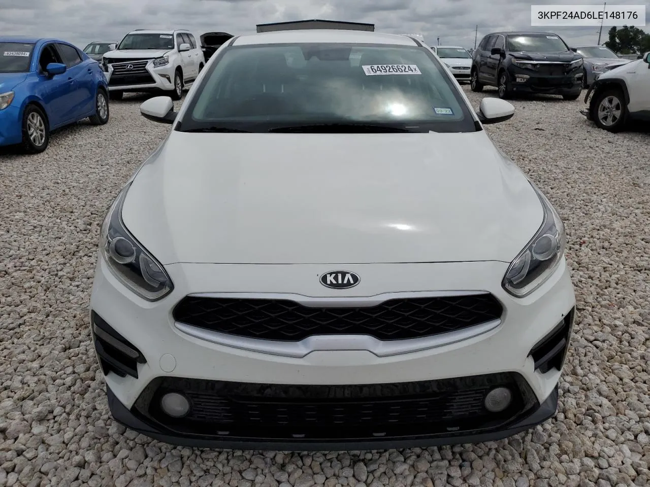 2020 Kia Forte Fe VIN: 3KPF24AD6LE148176 Lot: 64926624