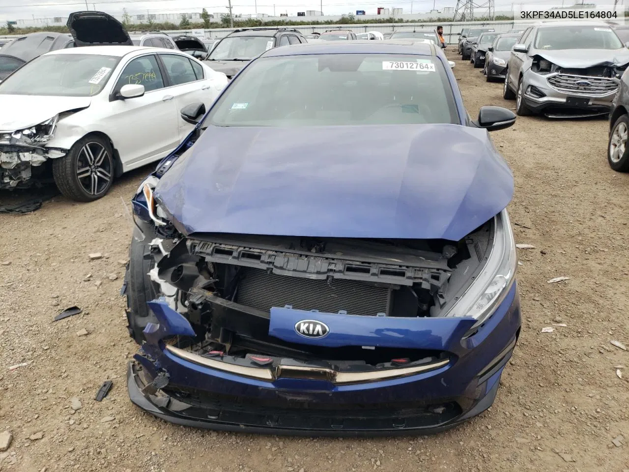 2020 Kia Forte Gt Line VIN: 3KPF34AD5LE164804 Lot: 73012764