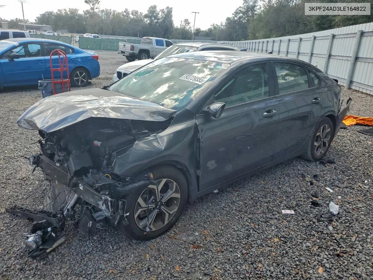 3KPF24AD3LE164822 2020 Kia Forte Fe