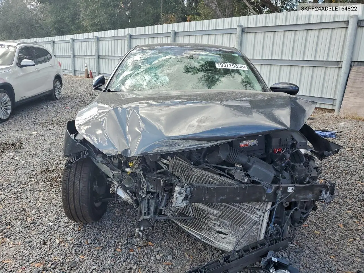 3KPF24AD3LE164822 2020 Kia Forte Fe