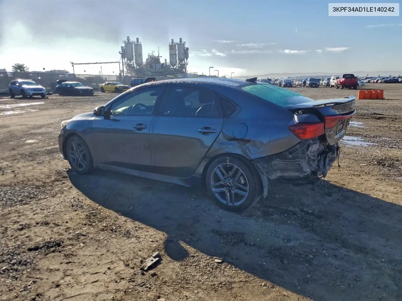 3KPF34AD1LE140242 2020 Kia Forte Gt Line
