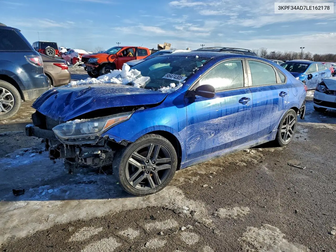 3KPF34AD7LE162178 2020 Kia Forte Gt Line