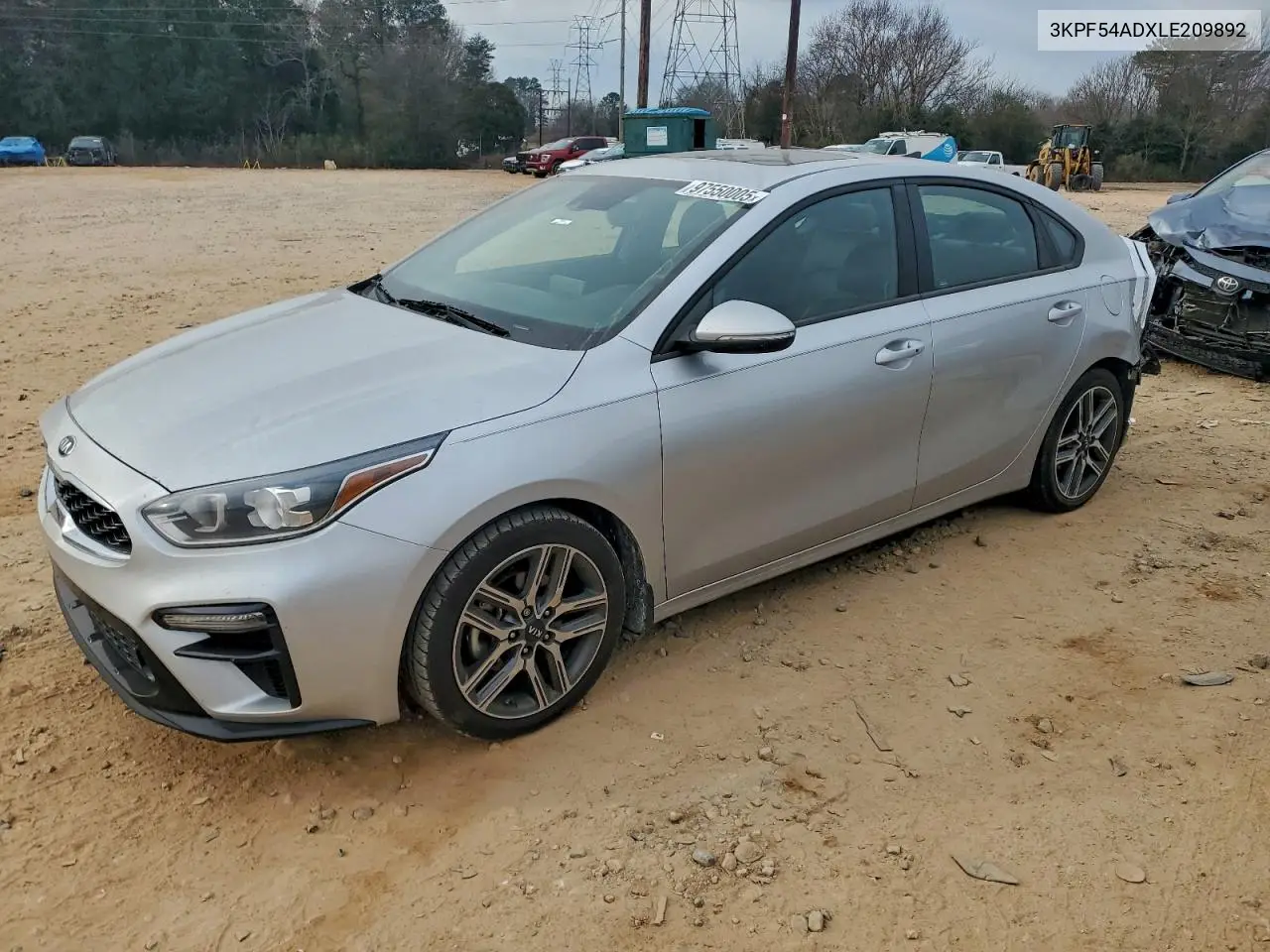 3KPF54ADXLE209892 2020 Kia Forte Ex