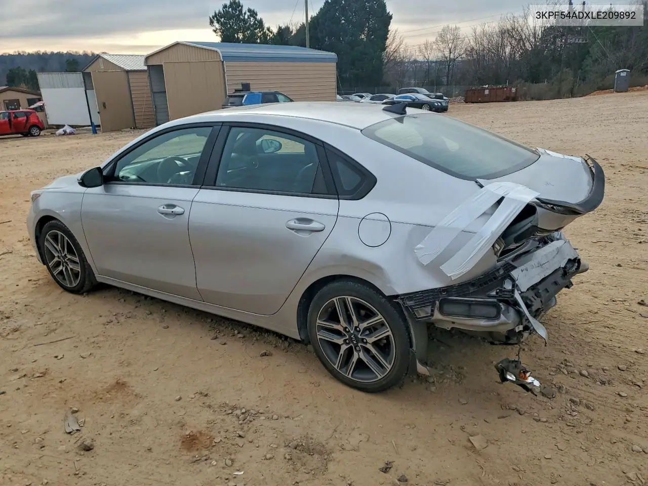 3KPF54ADXLE209892 2020 Kia Forte Ex