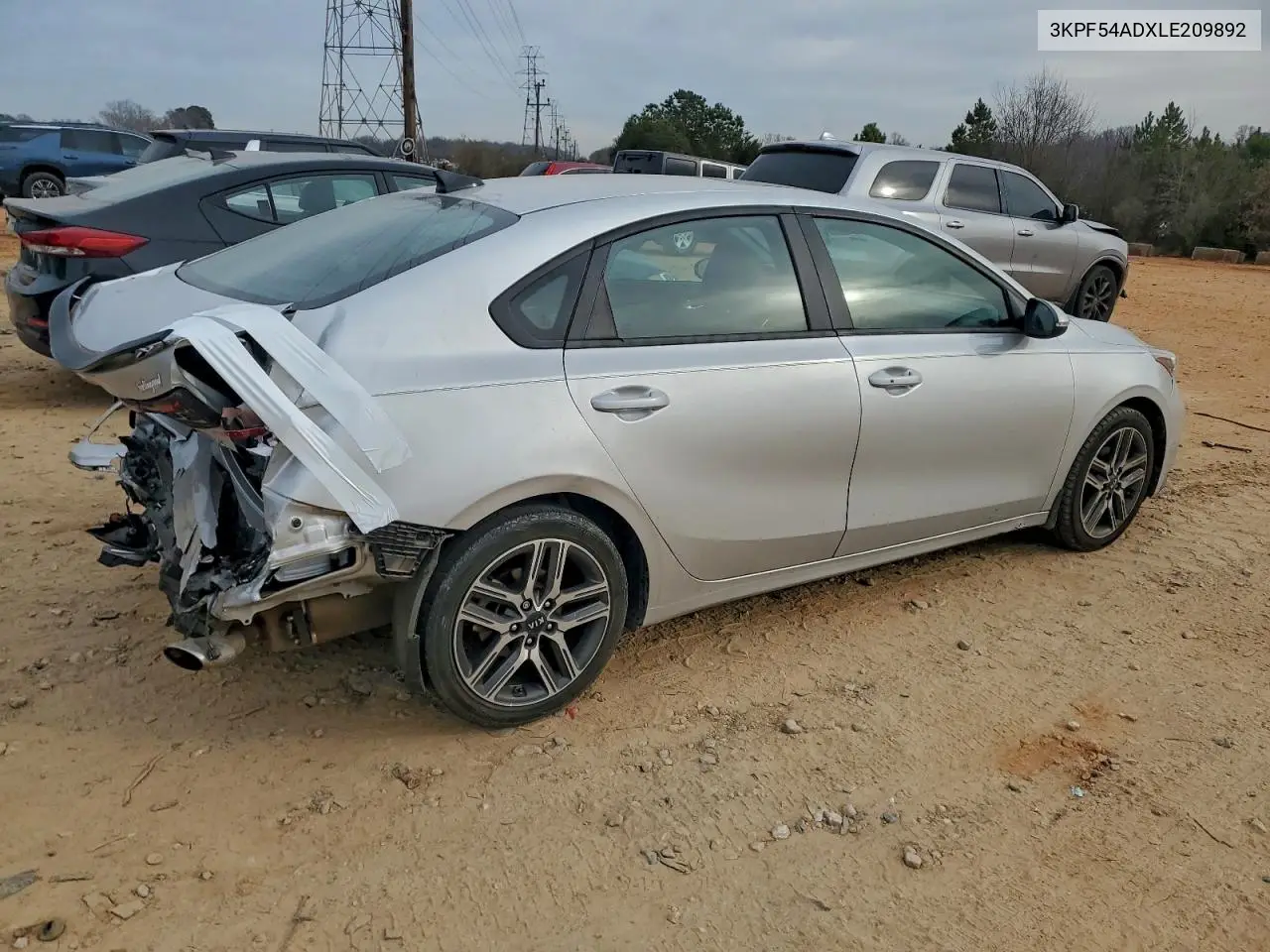 3KPF54ADXLE209892 2020 Kia Forte Ex